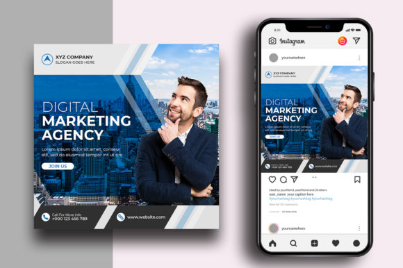Marketing Agency Social Media Post: A Template for Consistent Branding