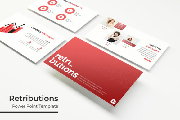 Mastering Presentations: The Power of Retributions Power Point Template