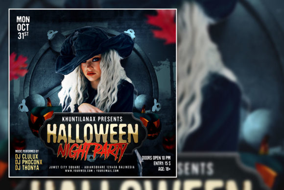 Spook Up Your Feed: The Ultimate Halloween Social Media Post Template