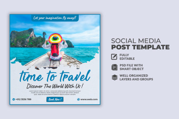 Travel Social Media Banner: Design Templates for Stunning Visuals